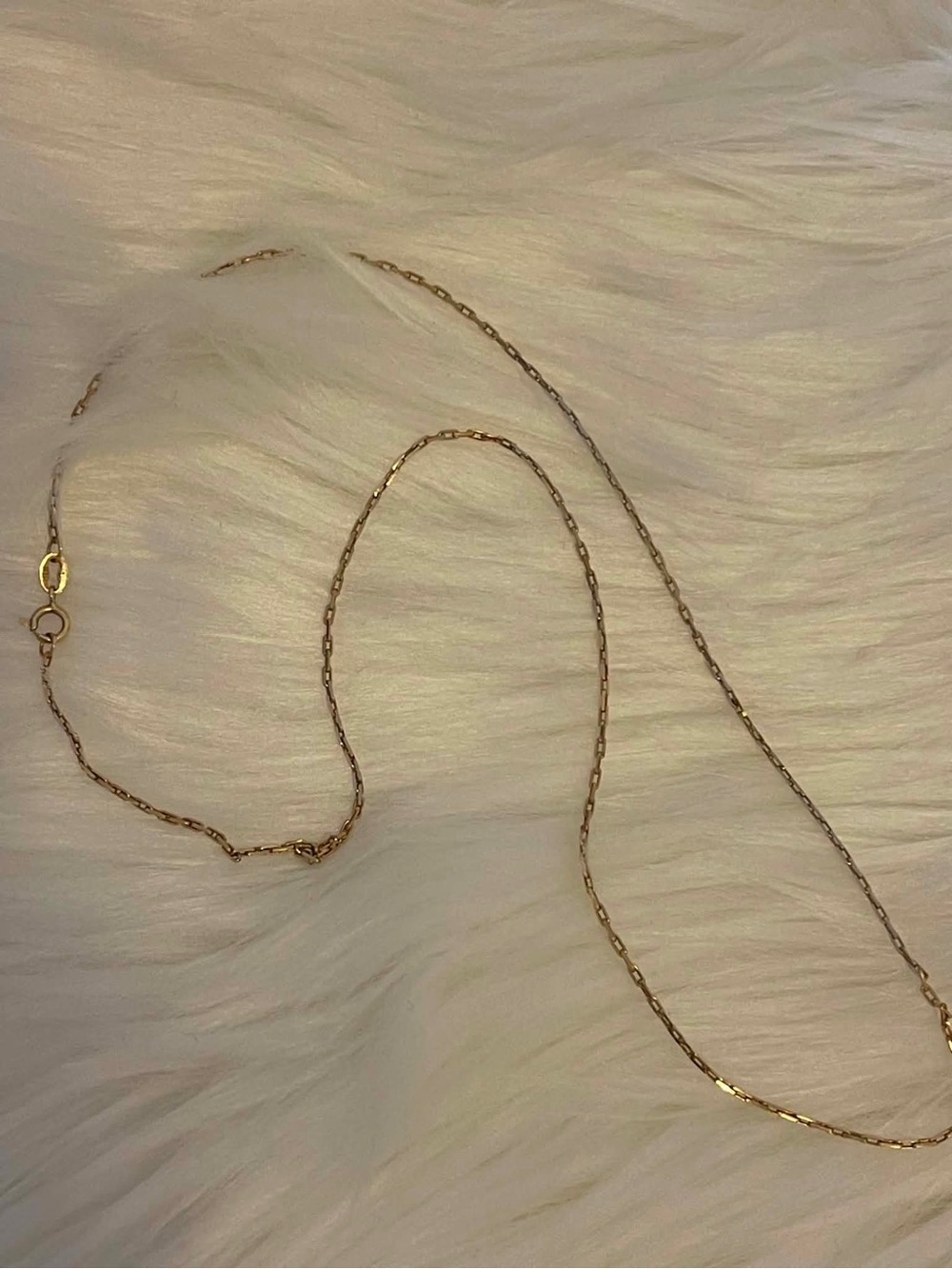 -RARE- ANTIQUE 10k Solid YGold Interlocking/elongated Chain 21”